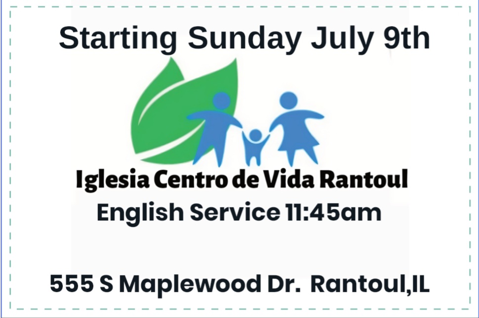 Launch Date for English Service at Iglesia Centro de Vida!